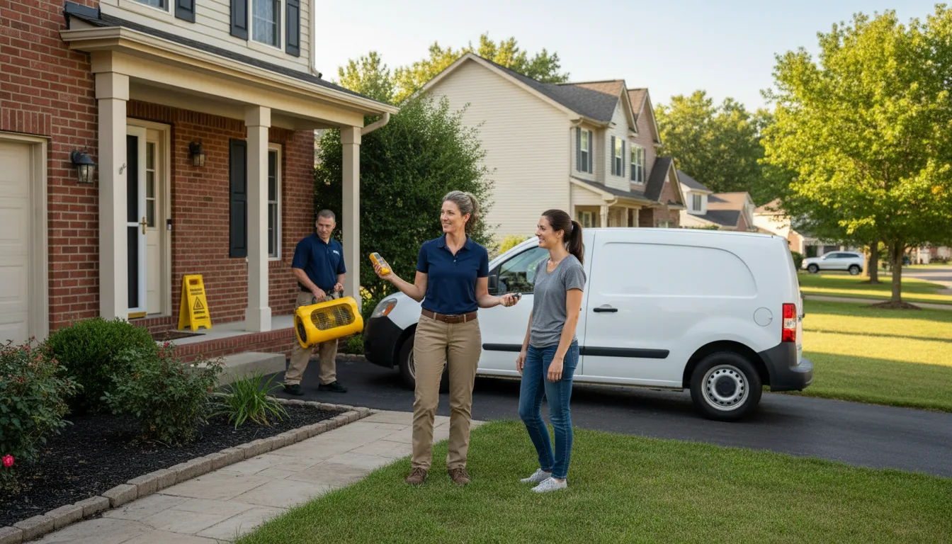 Residential water damage restoration in Polaris, MT